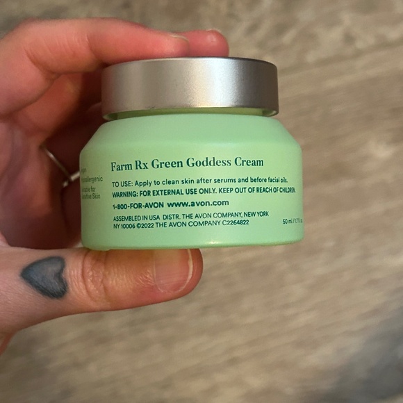 NWOT Avon Farm Rx Green Goddess Cream - Picture 3 of 5